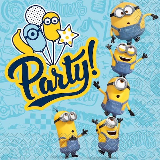 Despicable Me Paper Napkins Minions Party Supplies Despicable Me Paper Napkins Minions Party Supplies